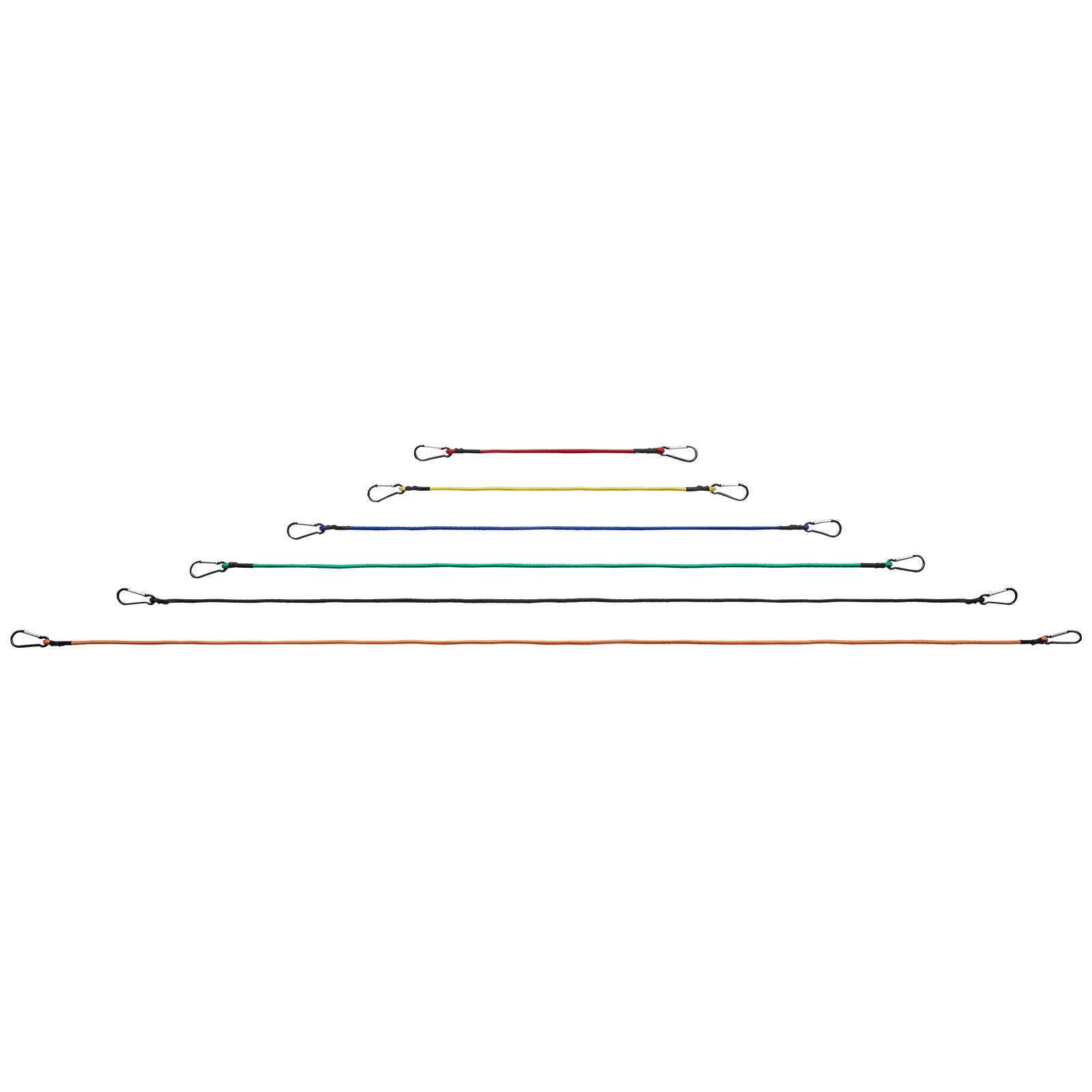Automotive Repair & Speciality Tools: VEVOR 30 Pcs Bungee Cords Set 8mm Heavy Duty Bungee Straps with Steel Carabiners