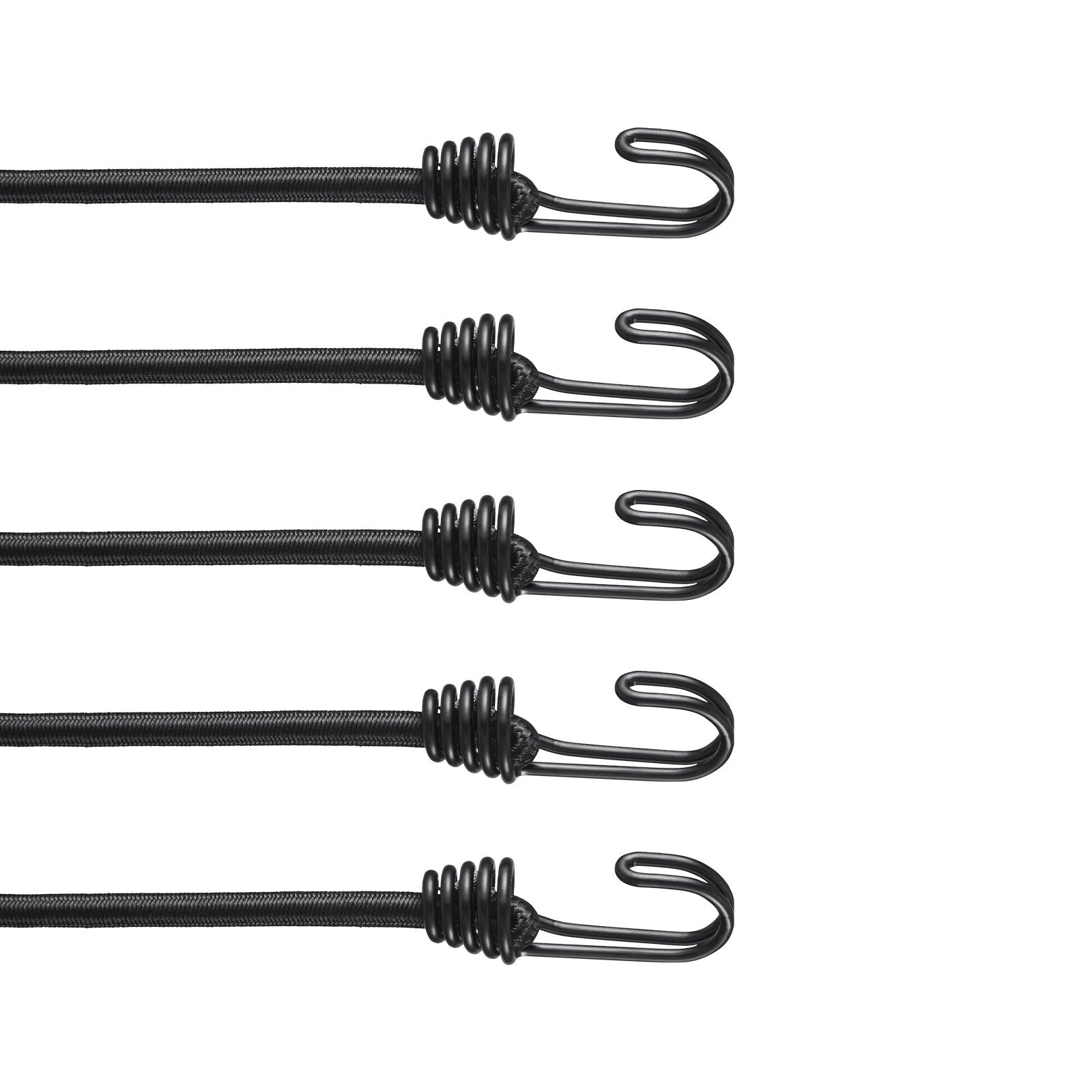 Automotive Repair & Speciality Tools: VEVOR 12 Pcs Bungee Cords with Hooks 32 In Heavy Duty Bungee Straps 8 mm Black