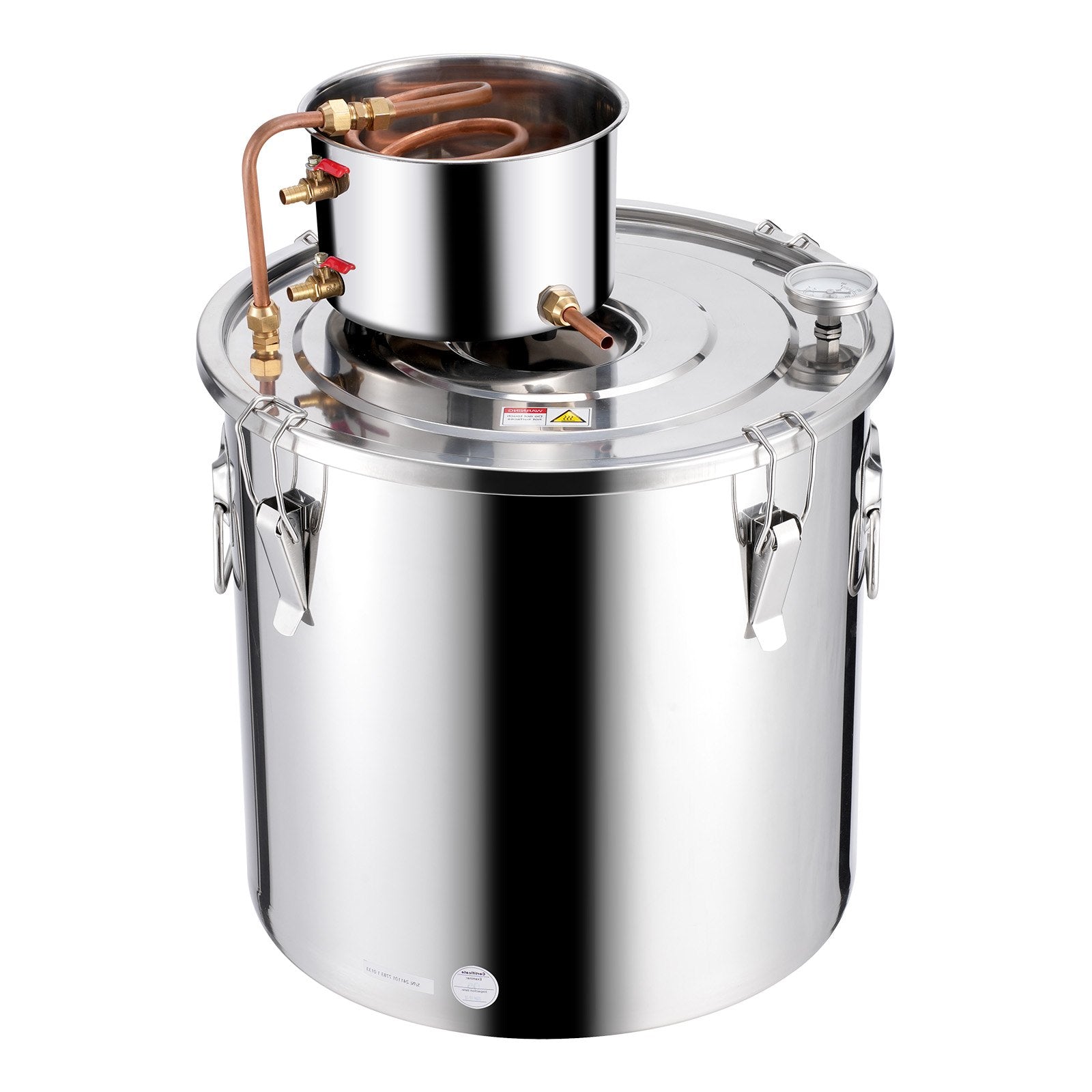 Distilling & Brewing: VEVOR Moonshine Still 13 Gal Water Alcohol Distiller Brewing Kit Stainless Steel