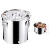 Distilling & Brewing: VEVOR Moonshine Still 13 Gal Water Alcohol Distiller Brewing Kit Stainless Steel