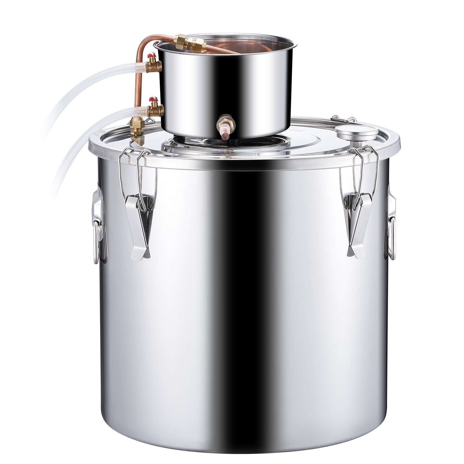 Distilling & Brewing: VEVOR Moonshine Still 13 Gal Water Alcohol Distiller Brewing Kit Stainless Steel