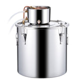 Distilling & Brewing: VEVOR Moonshine Still 13 Gal Water Alcohol Distiller Brewing Kit Stainless Steel