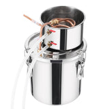 Distilling & Brewing: VEVOR Moonshine Still 3 Gal Water Alcohol Distiller Brewing Kit Stainless Steel