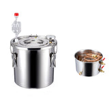 Distilling & Brewing: VEVOR Moonshine Still 3 Gal Water Alcohol Distiller Brewing Kit Stainless Steel