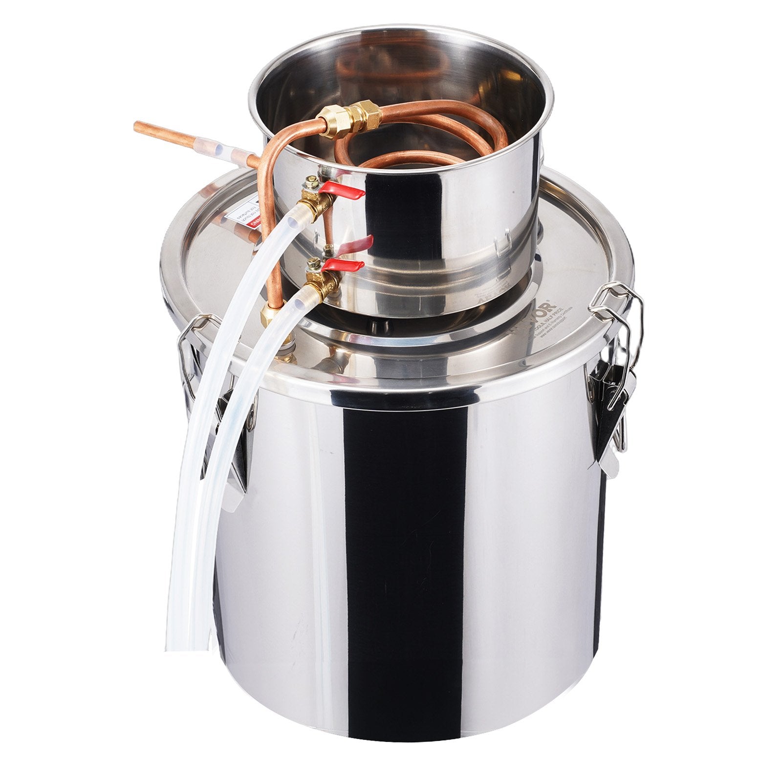 Distilling & Brewing: VEVOR Moonshine Still 5 Gal Water Alcohol Distiller Brewing Kit Stainless Steel