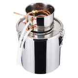 Distilling & Brewing: VEVOR Moonshine Still 5 Gal Water Alcohol Distiller Brewing Kit Stainless Steel