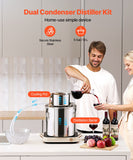 Distilling & Brewing: VEVOR Moonshine Still 5 Gal Water Alcohol Distiller Brewing Kit Stainless Steel
