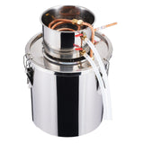 Distilling & Brewing: VEVOR Moonshine Still 5 Gal Water Alcohol Distiller Brewing Kit Stainless Steel