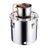 Distilling & Brewing: VEVOR Moonshine Still 8 Gal Water Alcohol Distiller Brewing Kit Stainless Steel