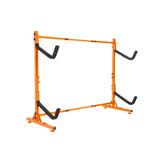 Basketball & Basketball Accessories: VEVOR Freestanding Kayak Storage Rack, Kayak Stand for 2 Kayak Canoe Paddleboard, Heavy-duty Steel Kayak Hanger Holder with Padded Arms and Adjustable Width, 79.5kg Max Load, for Indoor Outdoor Garage