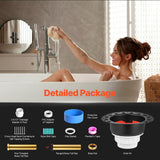 Pet ID Tags: VEVOR PVC Freestanding Tub Drain Kit, 2 Brass Tail Pipes, Bathtub Drain Rough-in Kit, with PVC Adapter of Tailpiece, Compatible with Freestanding Bathtubs, Floor Mounted Bathtubs and Island Bathtubs