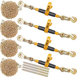 Kitchen & Bathroom DIY: VEVOR Ratchet Chain Binder 3/8"-1/2" Load Binders 12000 lbs w/ G80 Chains 4 Pcs