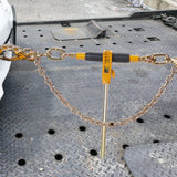 Hand Tools: VEVOR Ratchet Chain Binder 5/16"-3/8" Load Binders 7100 lbs w/ G80 Chains 4 Pcs