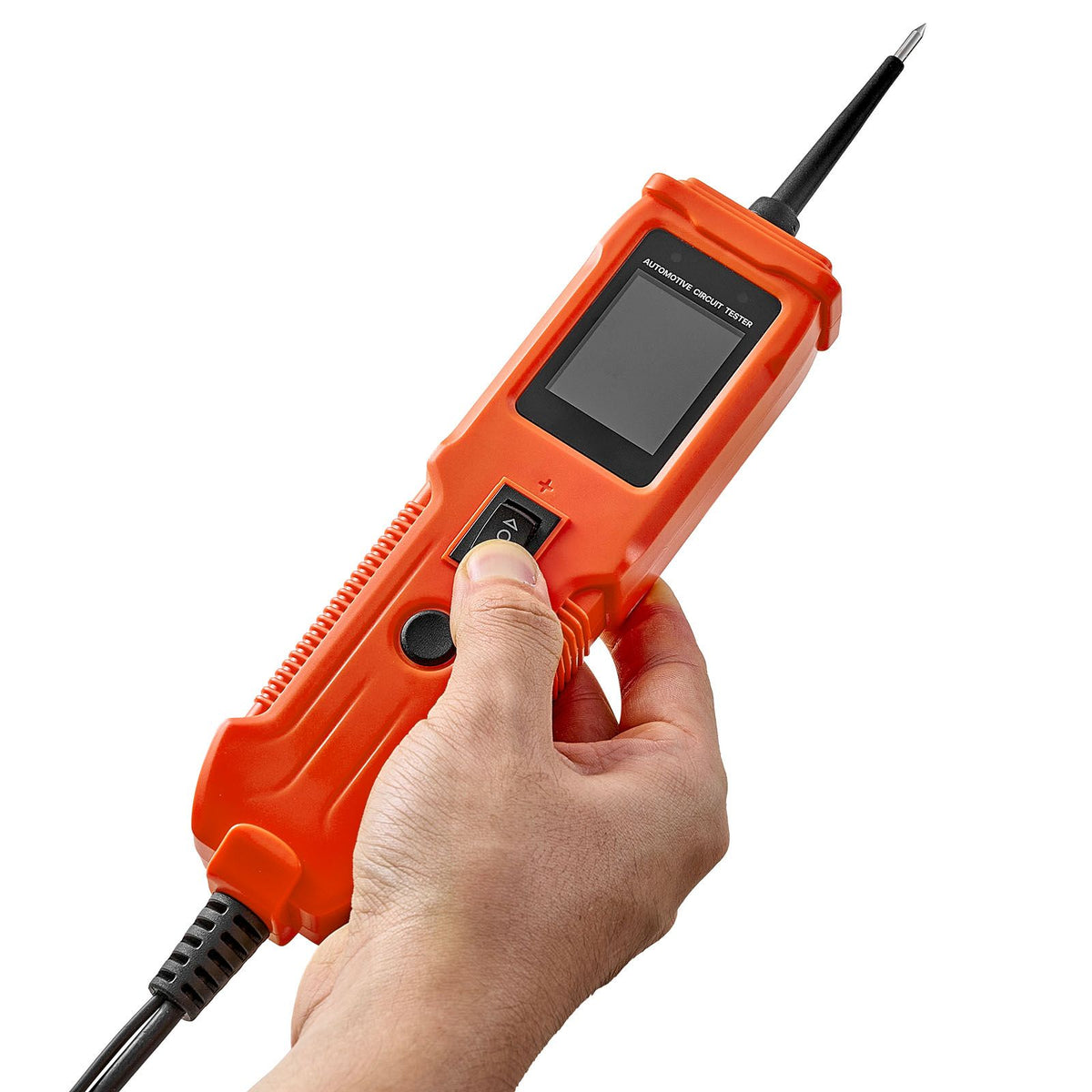 Automotive Circuit Tester, 8 - 35 DCV Power Circuit Probe Tester with TFT Color Display and Lighting, Automotive Power Tester Probe with 13 ft / 4 m Cable, ABS Shell Electrical Detector Finder