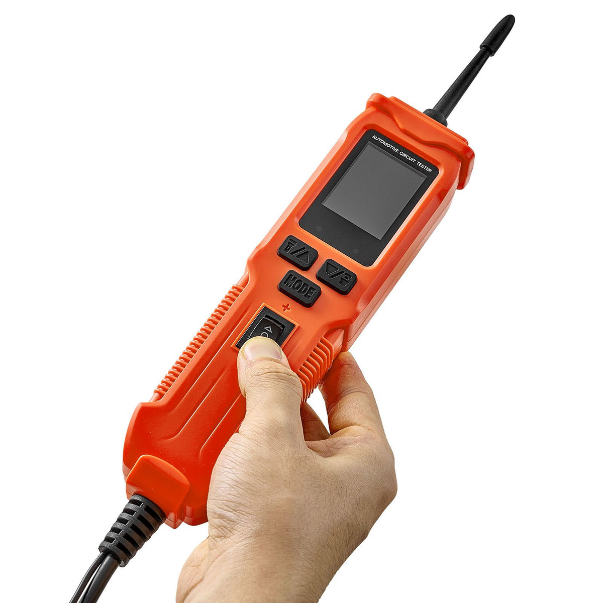 Automotive Circuit Tester, 8 - 35 DCV Power Circuit Probe Tester with TFT Color Display and Lighting, Automotive Power Tester Probe with 19.7 ft / 6 m Cable, 2-in-1 Electrical Detector Finder