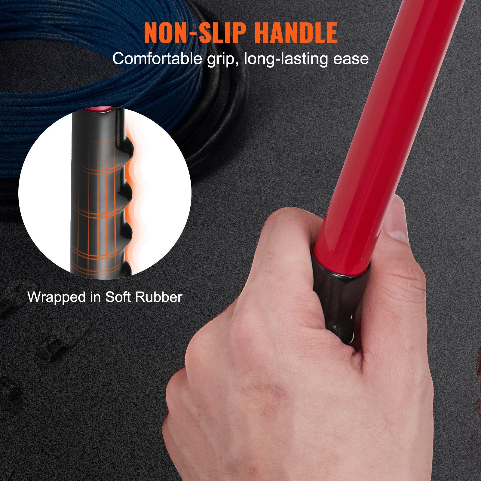 Cutters: VEVOR Battery Cable Lug Crimping Tool, 10-1/0AWG with Cable Cutter and 95PCS Copper Ring Terminals, 6 Wire Sizes Crimping Die and 100pcs Heat Shrink Tubes, for Heavy Duty Wire Lugs