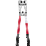 Power & Electrical Supplies: VEVOR Battery Cable Lug Crimping Tool, 10-1/0AWG Aluminum Terminal Battery Lug Crimper, with 60PCS Aluminum Ring Connectors Terminals 6 Wire Sizes Crimping Die, for Heavy Duty Wire Lugs