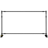 Camera Accessories: VEVOR Telescopic Backdrop Banner Stand 8' x 8' Banner Stand Adjustable Step and Repeat Backdrop Banner Stand Retractable Banner Stand with Carrying Bag (8 ft)