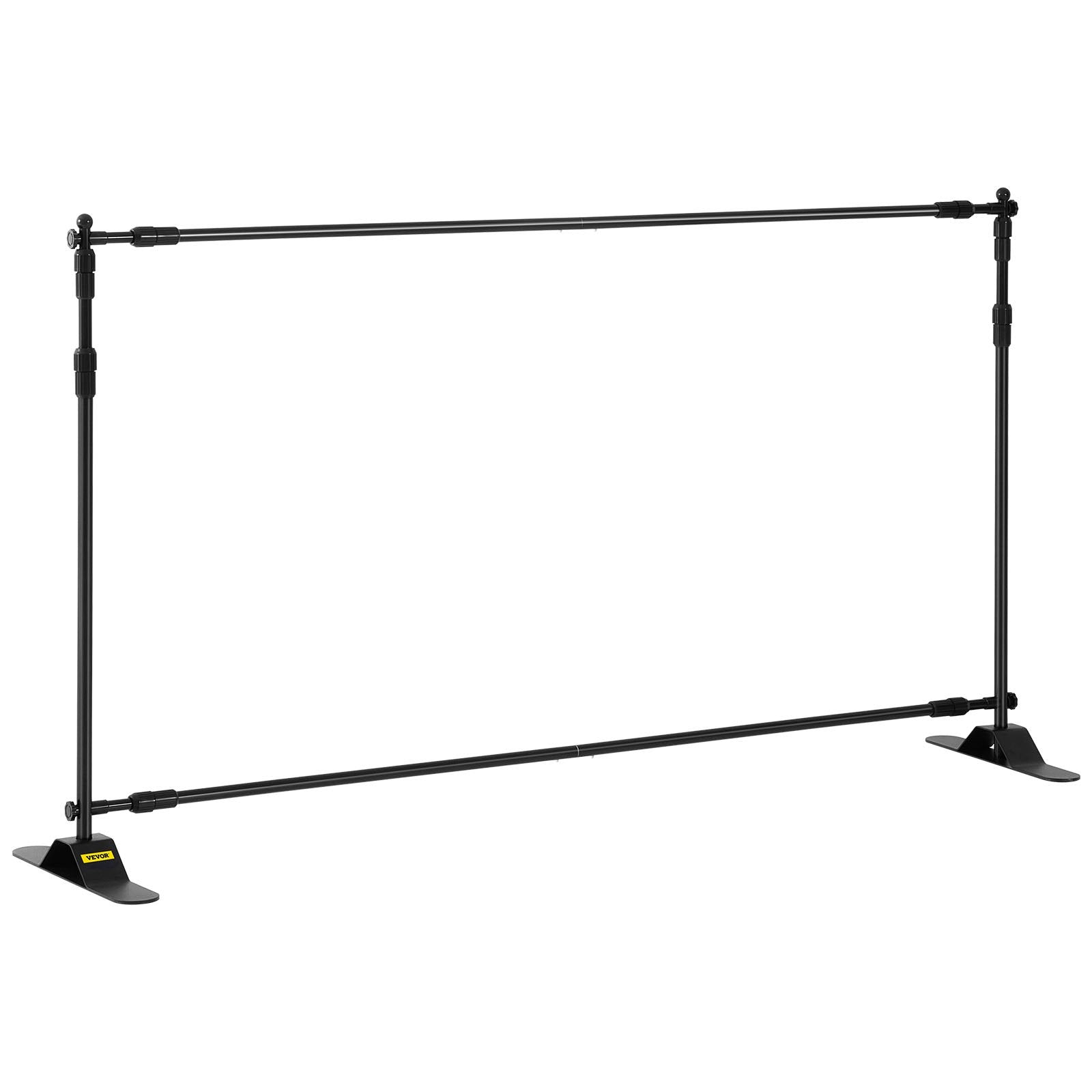 Camera Accessories: VEVOR Telescopic Backdrop Banner Stand 8' x 8' Banner Stand Adjustable Step and Repeat Backdrop Banner Stand Retractable Banner Stand with Carrying Bag (8 ft)