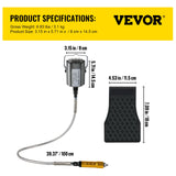 Hand Tools: VEVOR Flex Shaft Grinder Rotary Tool 780W 6.5mm Chuck w/ Foot Pedal 45 Accessory