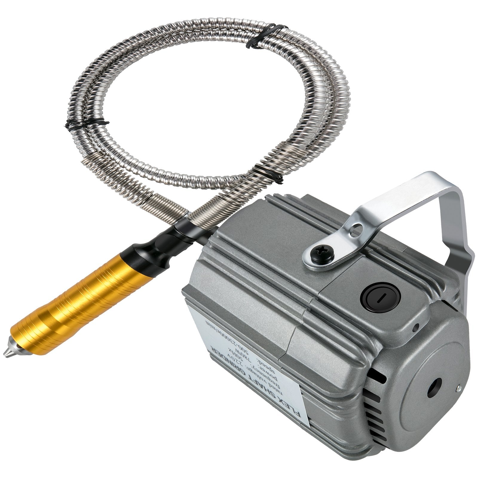 Hand Tools: VEVOR Flex Shaft Grinder Rotary Tool 780W 6.5mm Chuck w/ Foot Pedal 45 Accessory