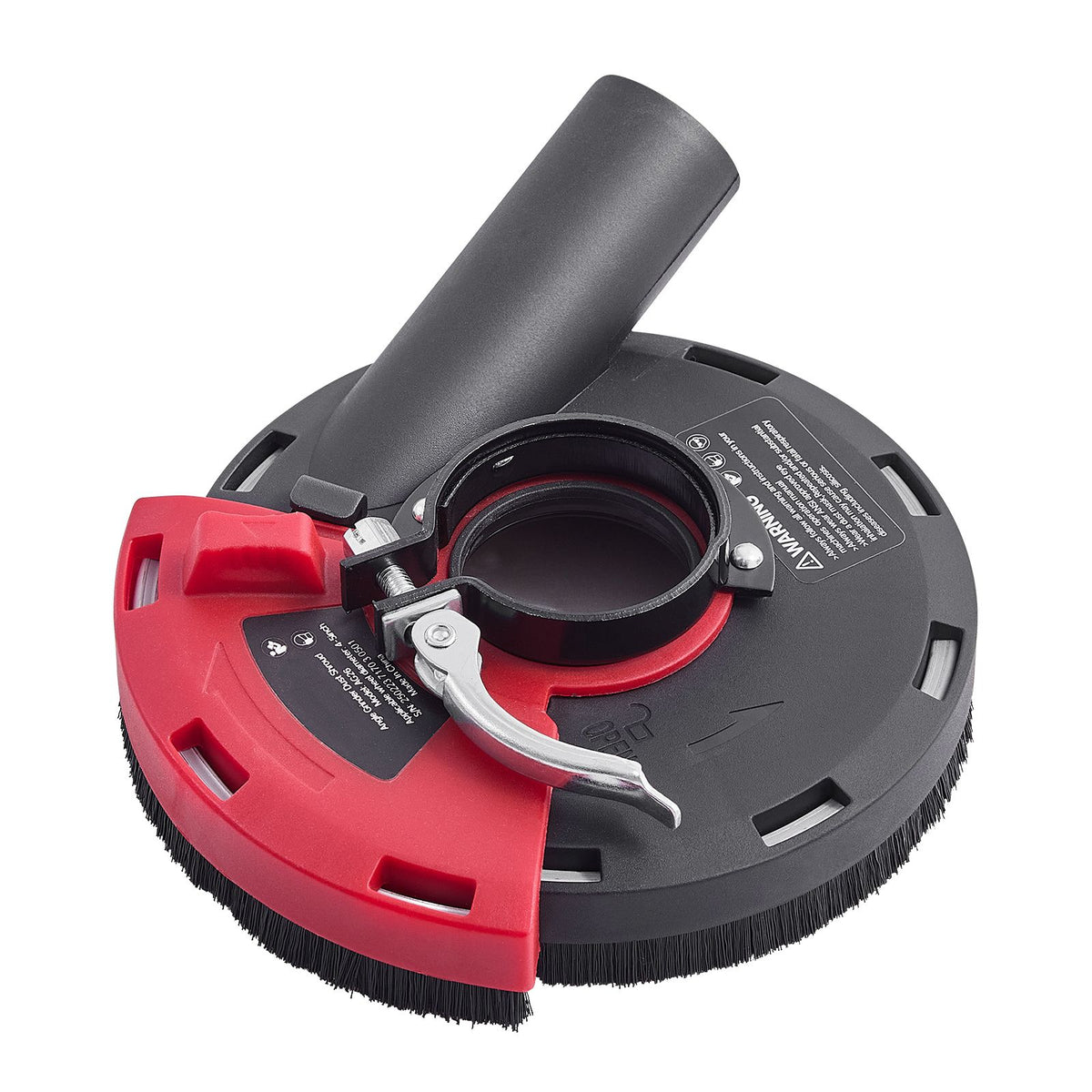 Grinding Dust Shroud for Angle Grinder, Universal 100-125mm, Surface Grinder Dust Shroud with 6 Clamping Washers & 125 mm Diamond Grinding Cup Wheel, Connect to Vacuum Cleaner, for Wood Concrete
