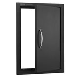 BBQs & Accessories: VEVOR BBQ Access Door, 415x570 mm Single Outdoor Kitchen Door, Cold Plate Flush Mount Door, Wall Vertical Door with Handle, for BBQ Island, Grilling Station, Outside Cabinet