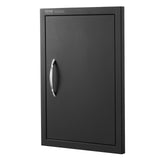 BBQs & Accessories: VEVOR BBQ Access Door, 415x570 mm Single Outdoor Kitchen Door, Cold Plate Flush Mount Door, Wall Vertical Door with Handle, for BBQ Island, Grilling Station, Outside Cabinet