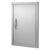 Outdoor Decorations & Lights: VEVOR BBQ Access Door, 457x610 mm Single Outdoor Kitchen Door, Stainless Steel Flush Mount Door, Wall Vertical Door with Handle, for BBQ Island, Grilling Station, Outside Cabinet