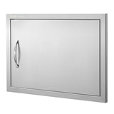 BBQs & Accessories: VEVOR BBQ Access Door, 610x432 mm Single Outdoor Kitchen Door, Stainless Steel Flush Mount Door, Wall Vertical Door with Handle, for BBQ Island, Grilling Station, Outside Cabinet
