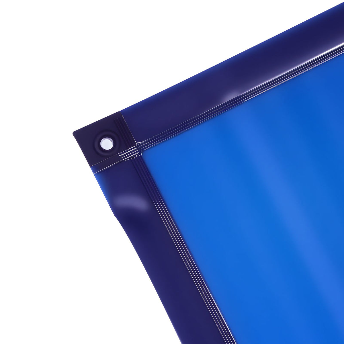 Welding Screen with Frame, 1.74 x 1.74 m Welding Curtain Screen, Flame-Resistant Vinyl Protection Screens with Lockable Swivel Wheels & 6-Level UV Protection for Workshop/Industrial Use, Blue