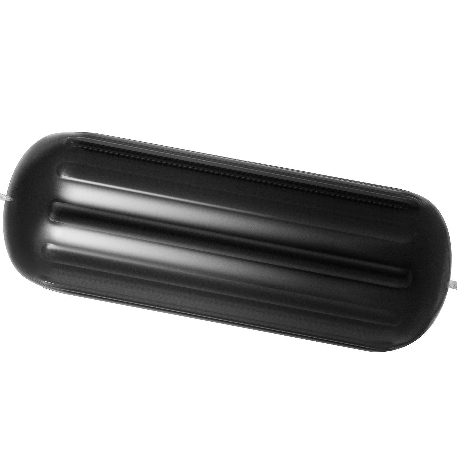 Boating Accessories: VEVOR 4 Ribbed Boat Fenders 10X 28" Black Center Hole Bumpers Mooring Protection