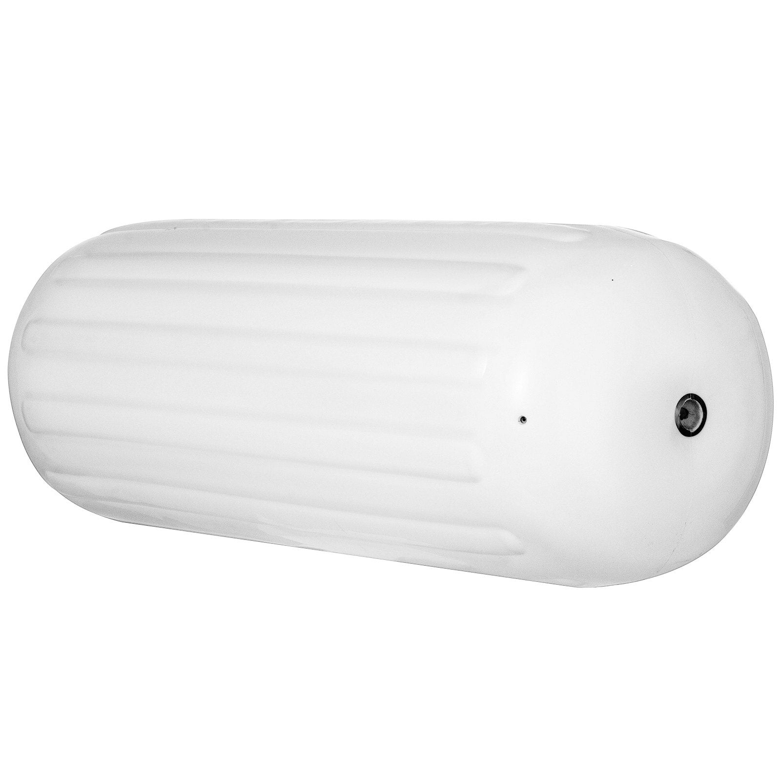 Boating Accessories: VEVOR 4 Ribbed Boat Fender 10" x 28" White Center Hole Bumper Mooring Protection
