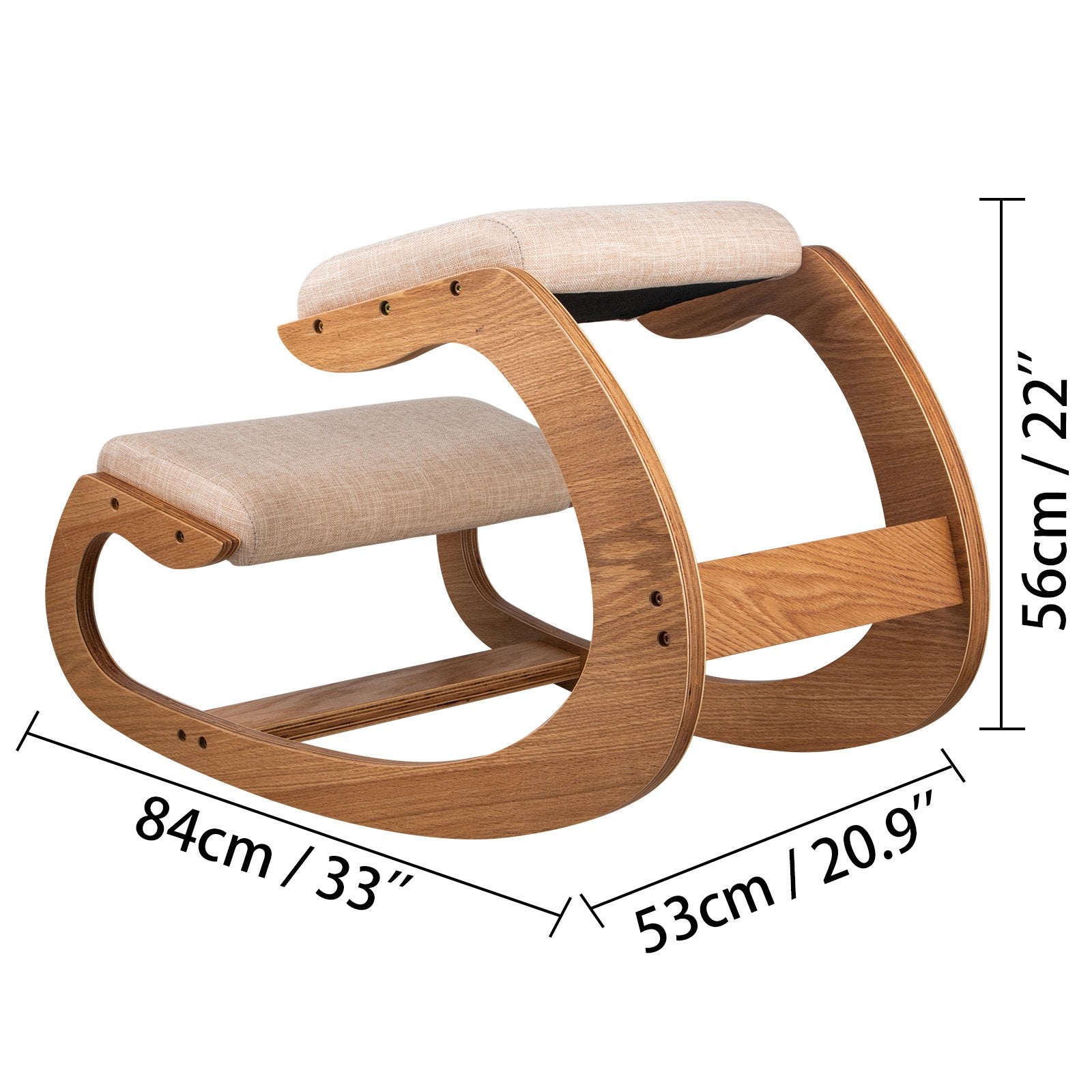 Office & Desk Chairs: VEVOR Ergonomic Kneeling Chair Heavy Duty Better Posture Kneeling Stool Office Chair Home for Body Shaping Relieveing Stress Meditation Desk Computer Kneeling Stool Chair