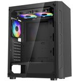 Desktops & Accessories: VEVOR Mid-Tower ATX PC Gaming Case Computer Case Box with 3 x 120 mm ARGB Fans