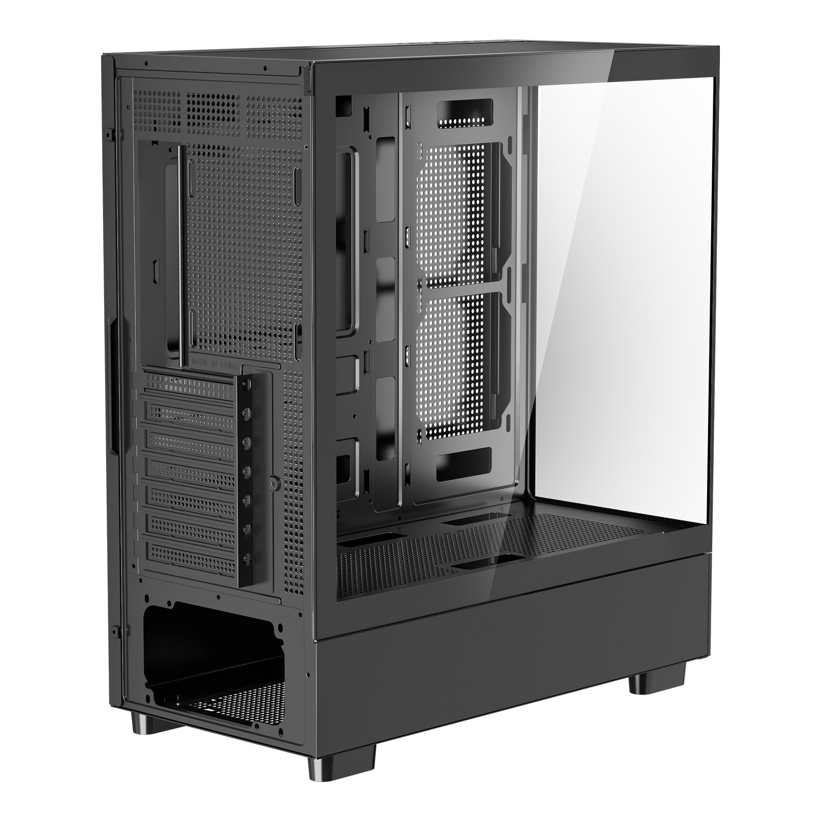 Desktops & Accessories: VEVOR Mid-Tower ATX PC Gaming Case Computer Case with 6 x 120 mm PWM ARGB Fans