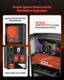 Desktops & Accessories: VEVOR Mid-Tower ATX PC Gaming Case Computer Case Box with 4 x 120 mm ARGB Fans