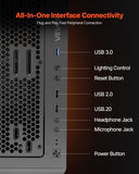 Desktops & Accessories: VEVOR Mid-Tower ATX PC Gaming Case Computer Case Box with 4 x 120 mm ARGB Fans