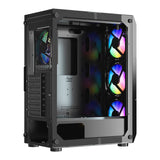 Desktops & Accessories: VEVOR Mid-Tower ATX PC Gaming Case Computer Case Box with 4 x 120 mm ARGB Fans