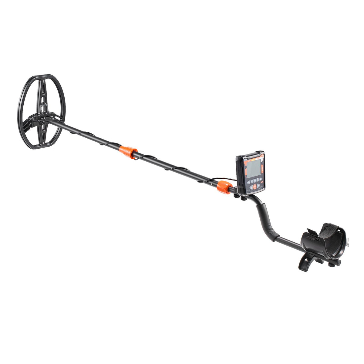 Metal Detector for Adults, 254 mm, Professional High Accuracy Gold Detector, IP68 Waterproof Search Coil with Display, Headphones, 5 Modes, Adjustable Length, for Detecting Gold Treasure Hunting