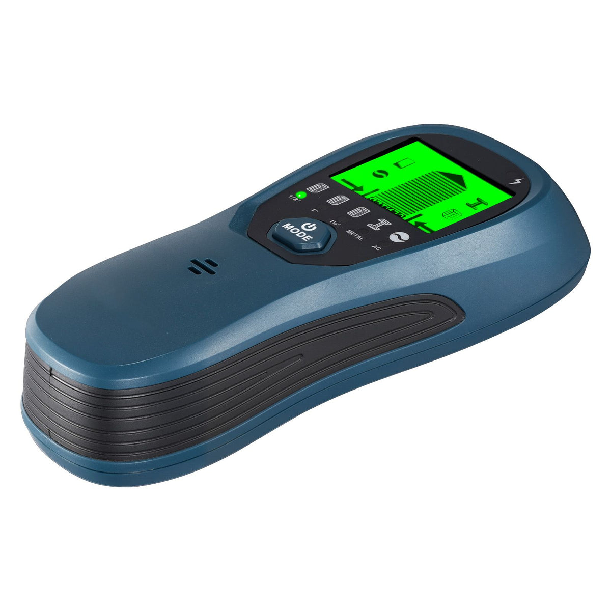Stud Finder Wall Scanner, 5 in 1, Electronic Wall Stud Detector with Smart Sensor, High-Definition LCD Display and Audio Alarm, for the Center and Edge of Metal, AC Wire, Joists, Pipes, Blue