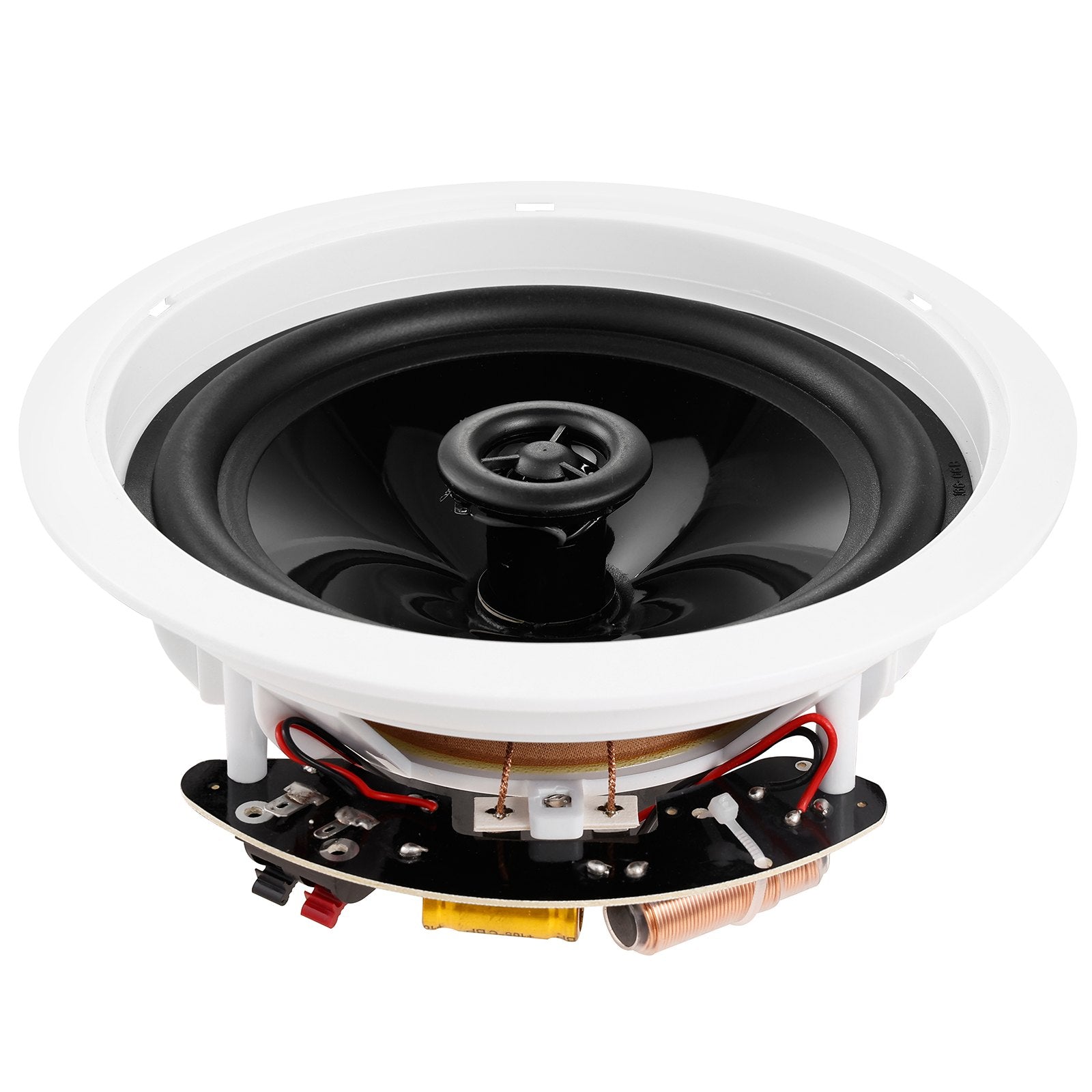 Mouse & Accessories: VEVOR 165.1 mm in Ceiling Speakers, 150-Watts, Flush Mount Ceiling & in-Wall Speakers System with 8ΩImpedance 89dB Sensitivity, for Home Kitchen Living Room Bedroom or Covered Outdoor Porches, Single