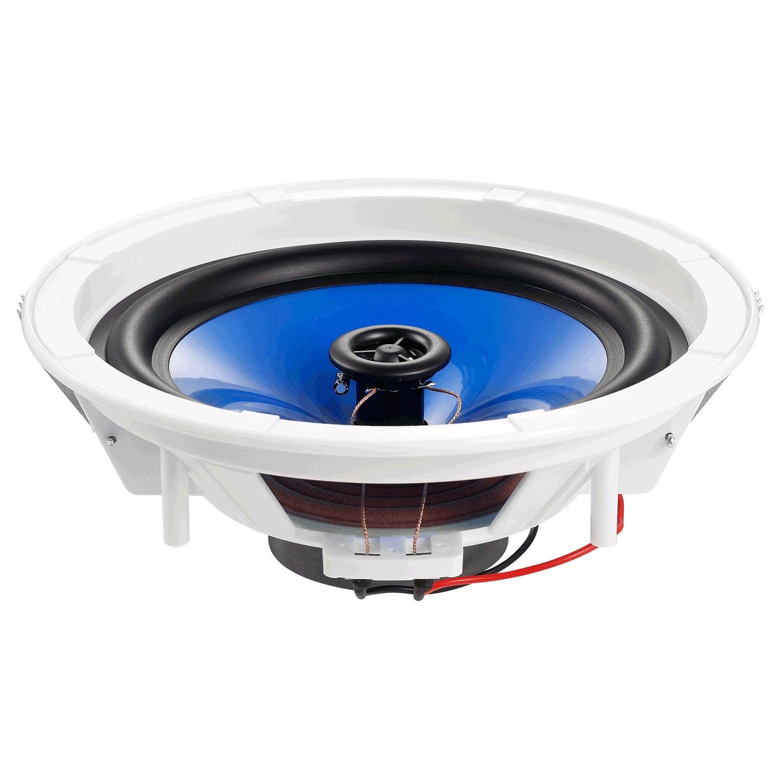 Audio Speakers: VEVOR 2 PCs 203.2 mm in Ceiling Speakers, 50-Watts, Flush Mount Ceiling & in-Wall Speakers System with Impedance 89dB Sensitivity, for Home Kitchen Living Room Bedroom or Covered Outdoor Porches