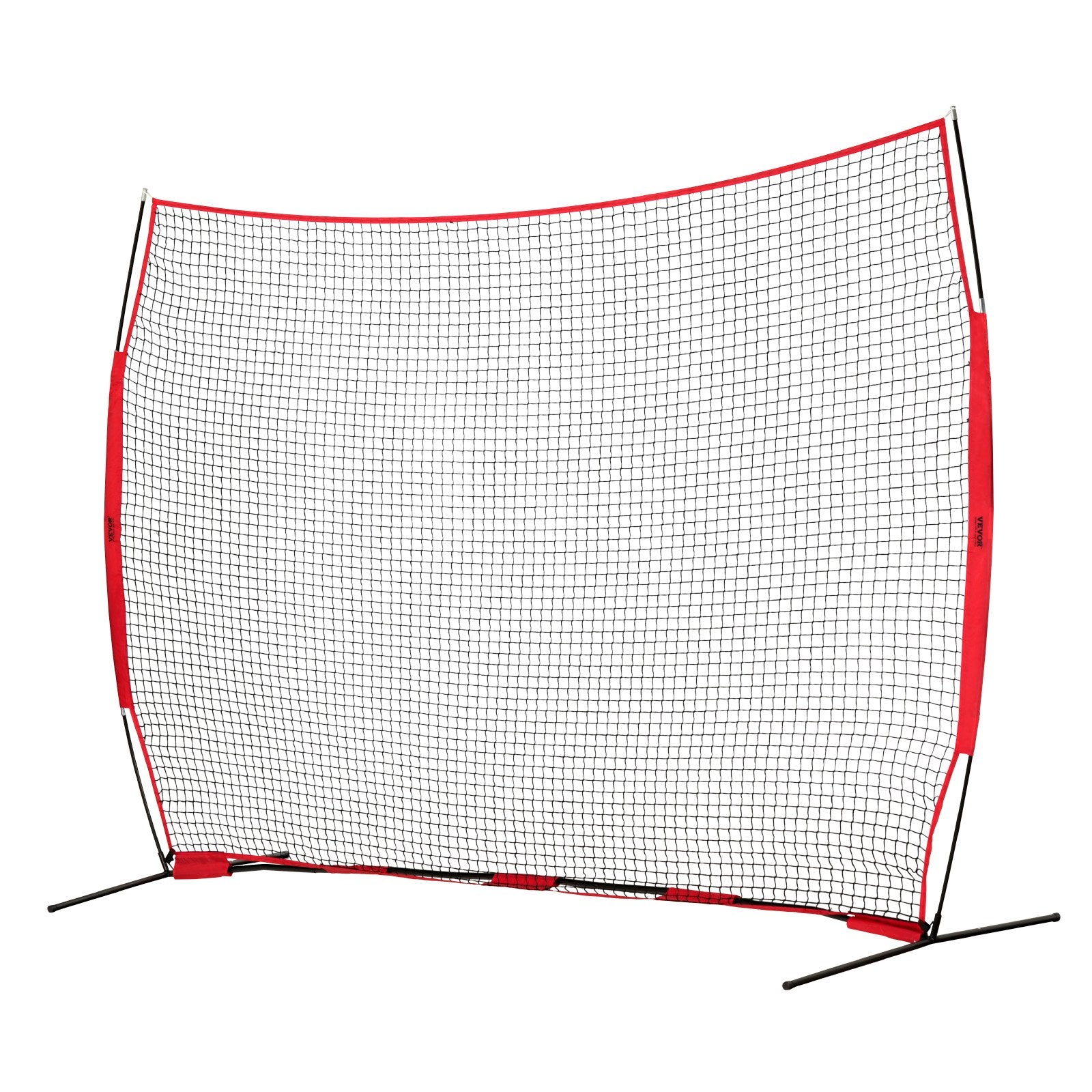 Tents: VEVOR Barricade Backstop Net, 12x9 ft Ball Sports Barrier Netting, Portable Practice Equipment with Carry Bag, Protection Screen for Baseball Softball Lacrosse Soccer Hockey Training, for Backyard