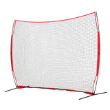 Tents: VEVOR Barricade Backstop Net, 12x9 ft Ball Sports Barrier Netting, Portable Practice Equipment with Carry Bag, Protection Screen for Baseball Softball Lacrosse Soccer Hockey Training, for Backyard