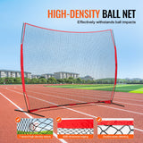 Tents: VEVOR Barricade Backstop Net, 12x9 ft Ball Sports Barrier Netting, Portable Practice Equipment with Carry Bag, Protection Screen for Baseball Softball Lacrosse Soccer Hockey Training, for Backyard