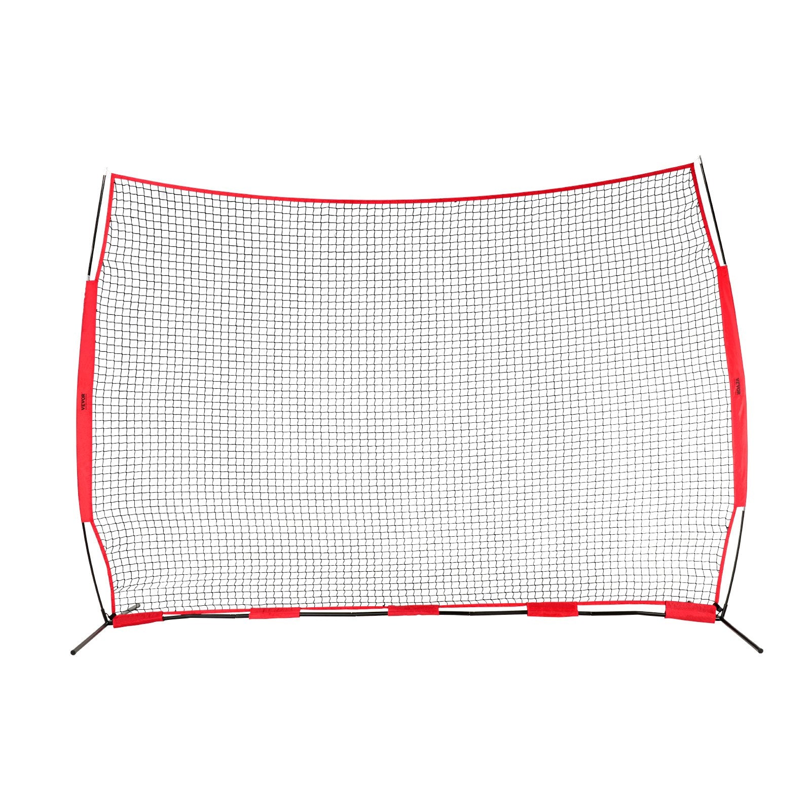 Tents: VEVOR Barricade Backstop Net, 12x9 ft Ball Sports Barrier Netting, Portable Practice Equipment with Carry Bag, Protection Screen for Baseball Softball Lacrosse Soccer Hockey Training, for Backyard