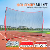 Tents: VEVOR Barricade Backstop Net, 16x10 ft Ball Sports Barrier Netting, Portable Practice Equipment with Carry Bag, Protection Screen for Baseball Softball Lacrosse Soccer Hockey Training, for Backyard