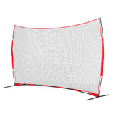 Tents: VEVOR Barricade Backstop Net, 16x10 ft Ball Sports Barrier Netting, Portable Practice Equipment with Carry Bag, Protection Screen for Baseball Softball Lacrosse Soccer Hockey Training, for Backyard