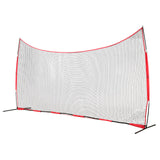 Tents: VEVOR Barricade Backstop Net, 20x10 ft Ball Sports Barrier Netting, Portable Practice Equipment with Carry Bag, Protection Screen for Baseball Softball Lacrosse Soccer Hockey Training, for Backyard